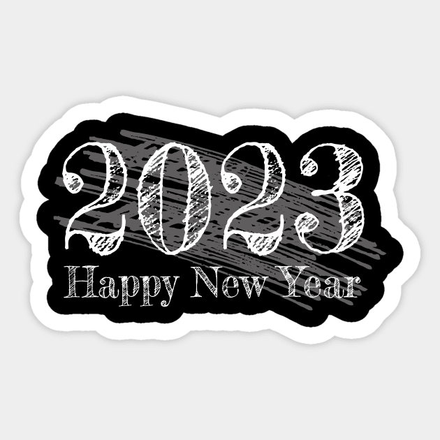 HAPPY NEW YEAR 2023 Sticker by ONCOMBALI